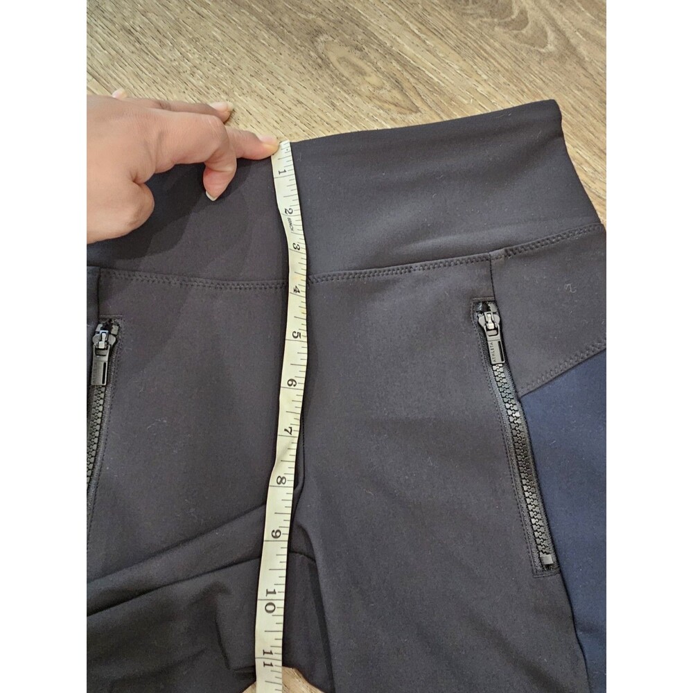 ATHLETA Stellar Tight Leggings Womens XS Black Blue - Picture 7 of 8
